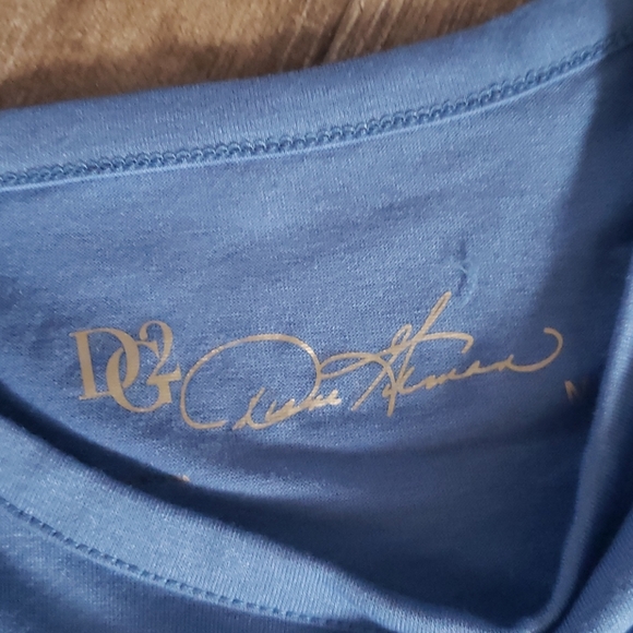 Diane Gilman Mixed Media Fashion Printed Tunic Top NWT - Picture 4 of 6